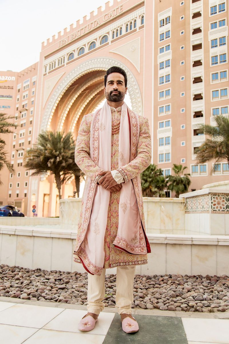 Multi Coloured Sherwani Set - Image 2