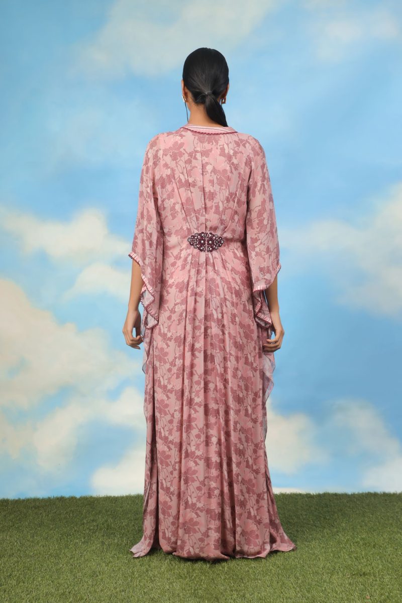 Rose Gold Printed Kaftan - Image 5